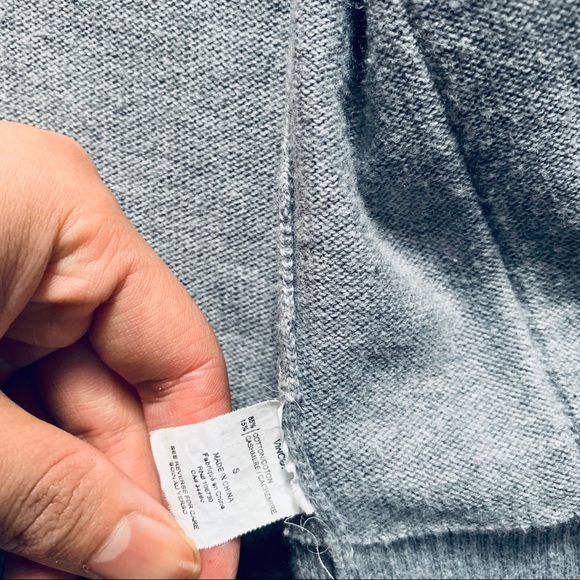 Vince Grey Button Up Cardigan - Picture 4 of 4